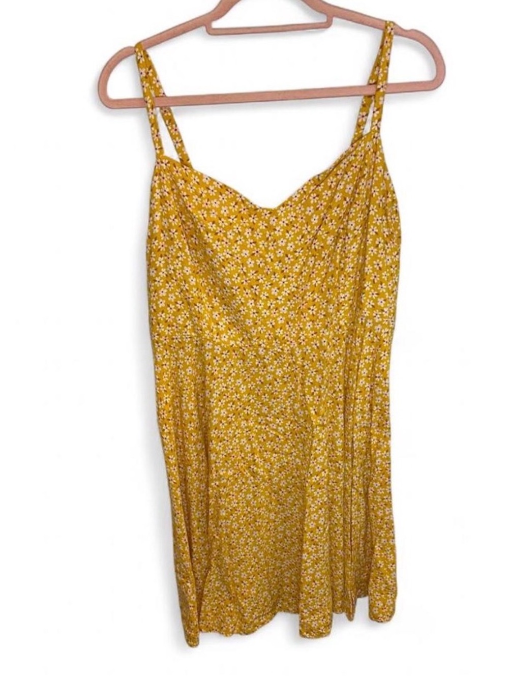 Old Navy yellow floral dress